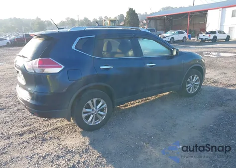 2015 Nissan Rogue Sv z USA, uszkodzony, nr VIN KNMAT2MTXFP589179